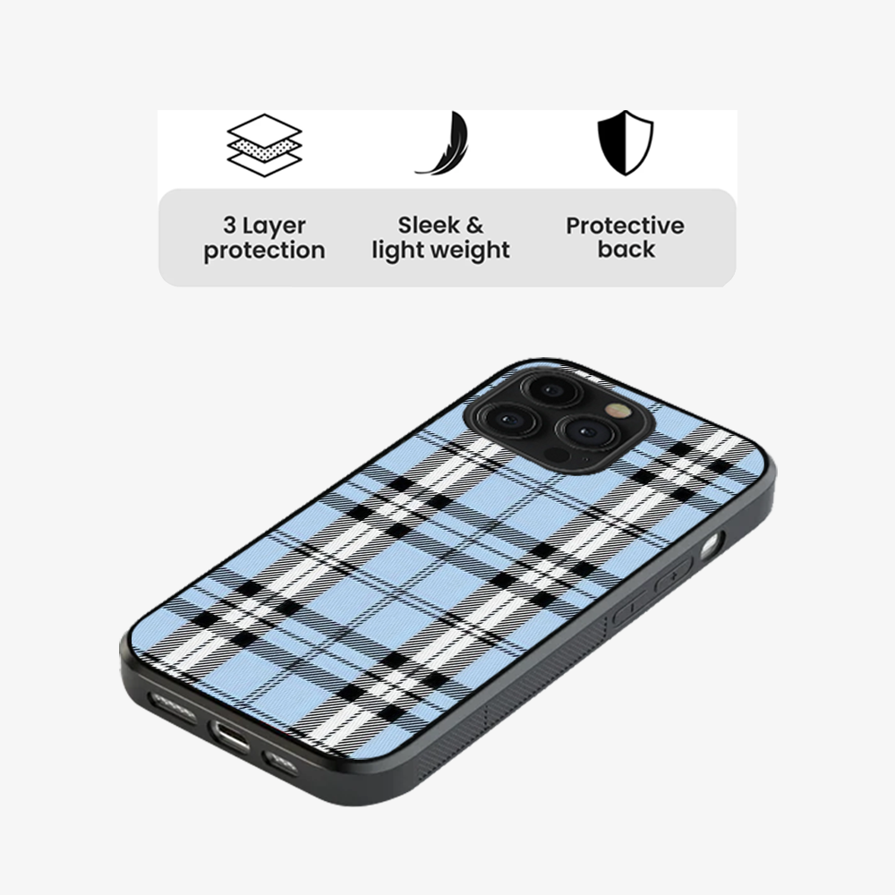 Plaid | Blue Phone Case