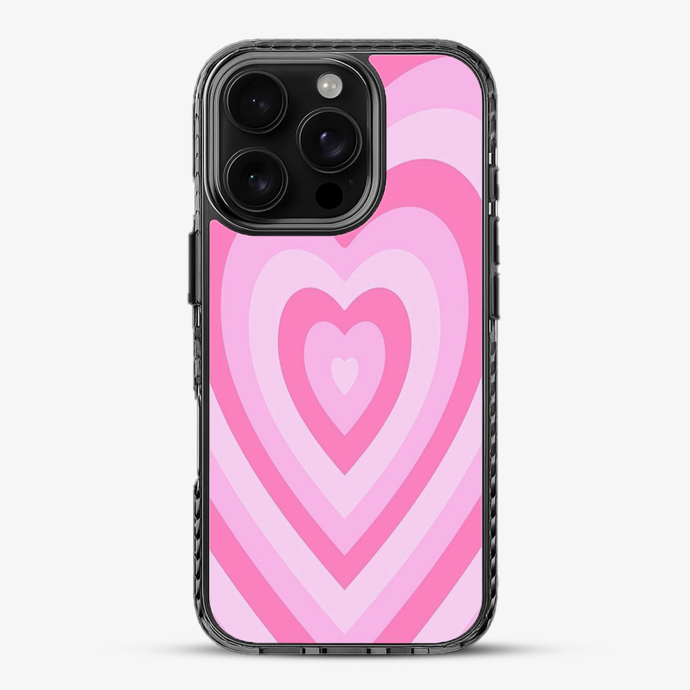 Y2K Pink Hearts Phone Case