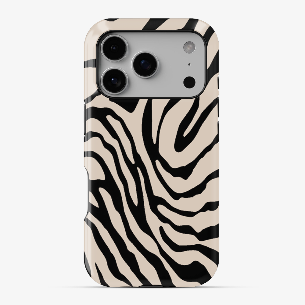Zebra Phone Case | Tan