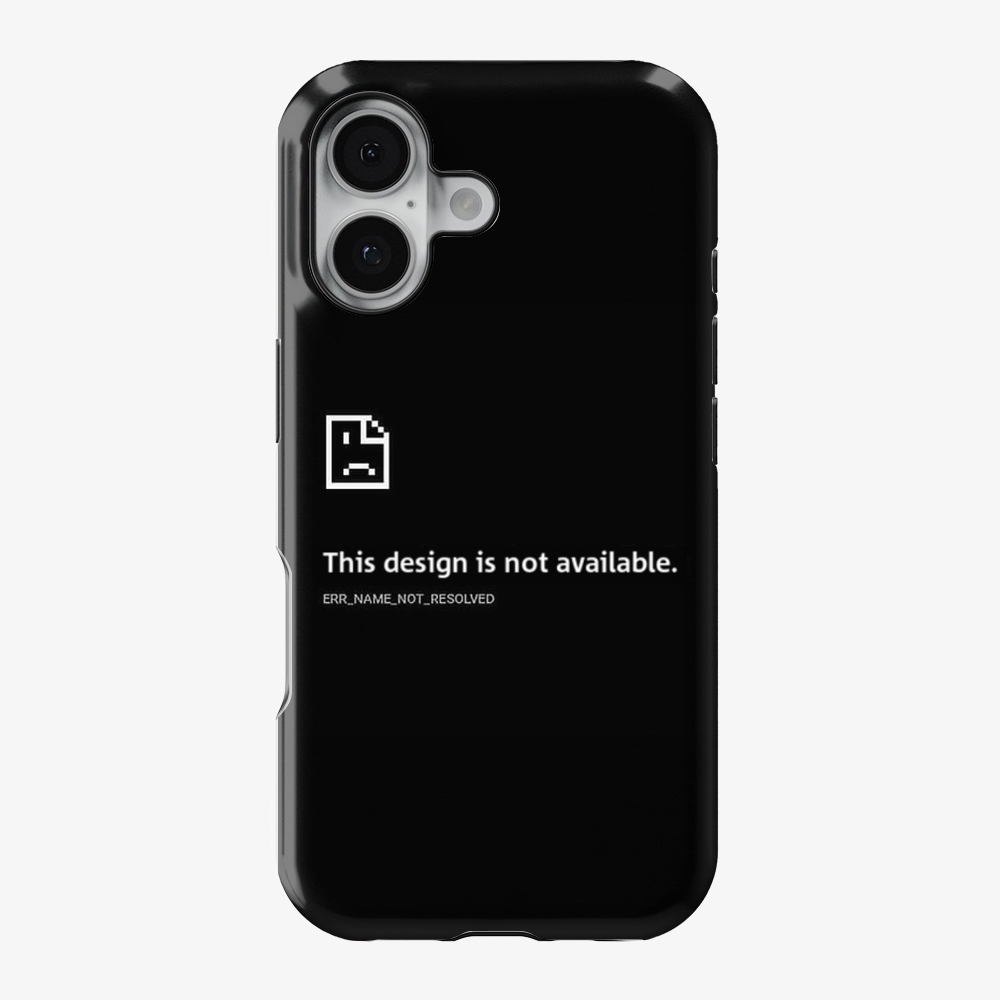 Design Not Found Phone Case
