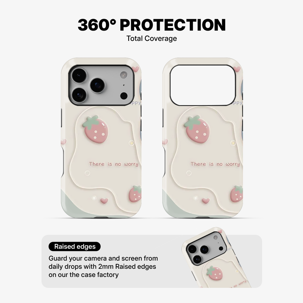 Happy | There is No worry Phone Case