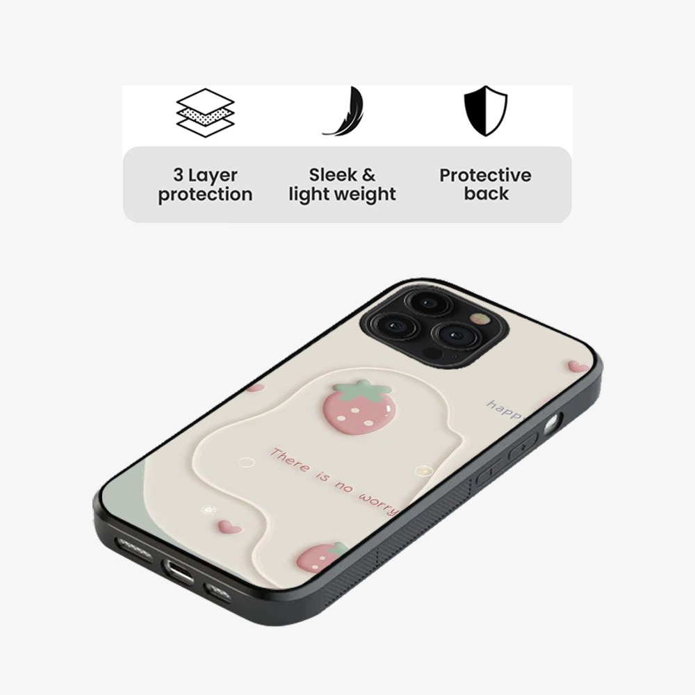 Happy | There is No worry Phone Case