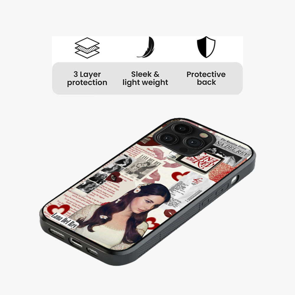 Lana Del Rey Sticker Phone Case