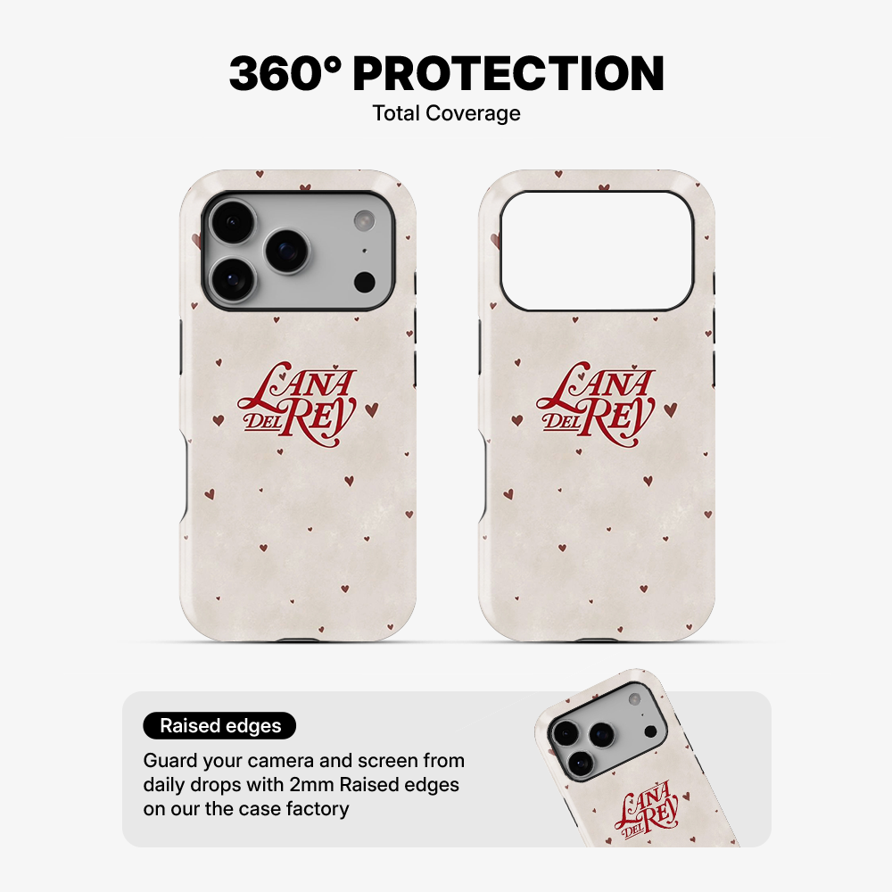 Lana Del Rey Hearts Phone Case