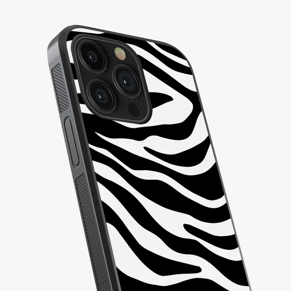 Zebra Phone Case | White