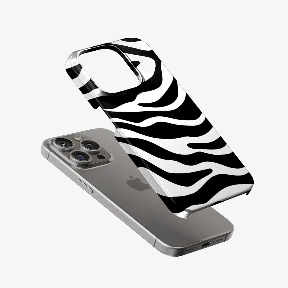 Zebra Phone Case | White