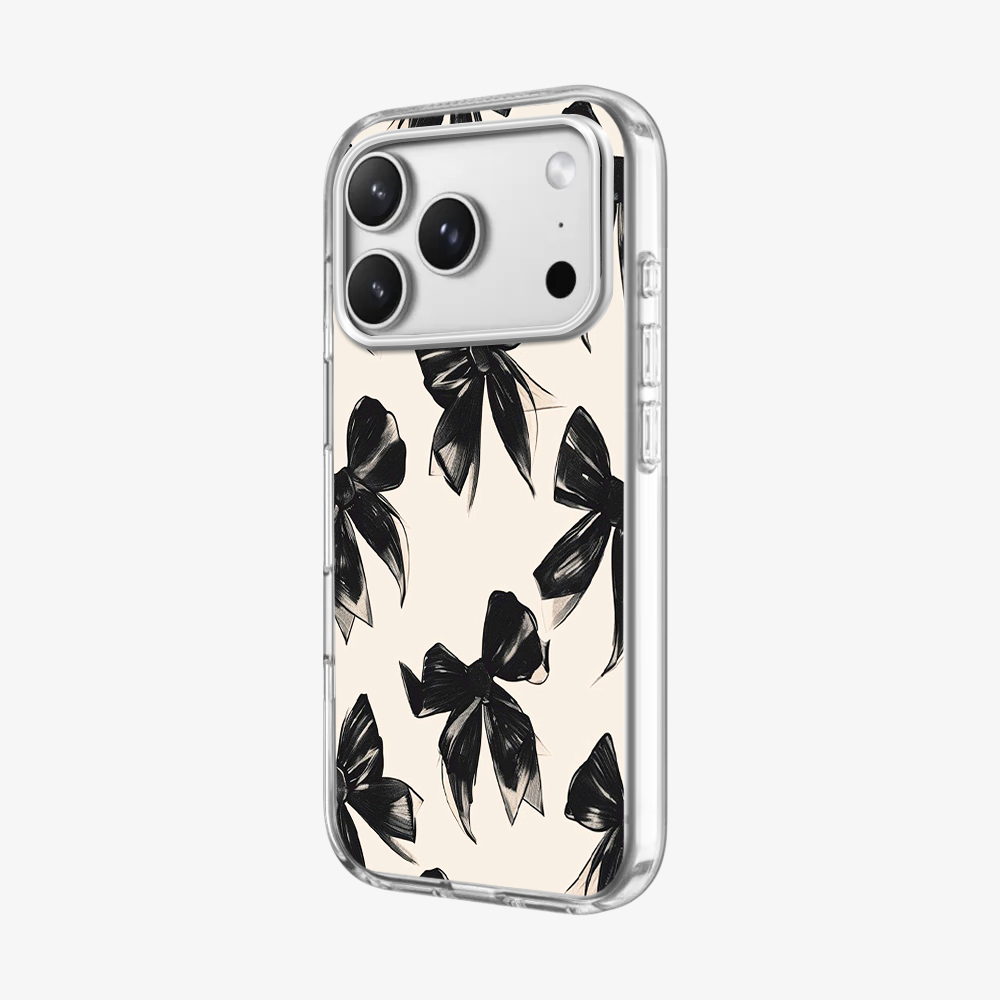 Coquette Black Bow Phone Case