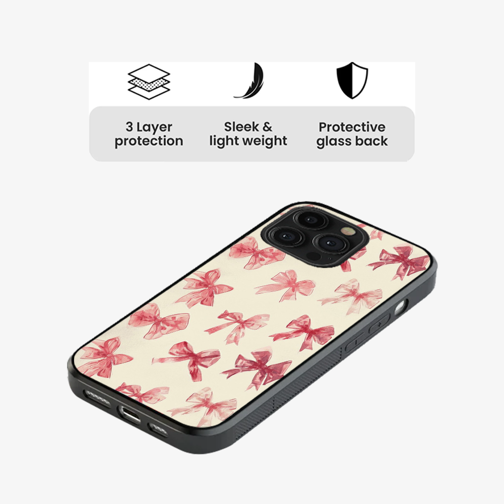 Coquette Sketchy Bow Phone Case