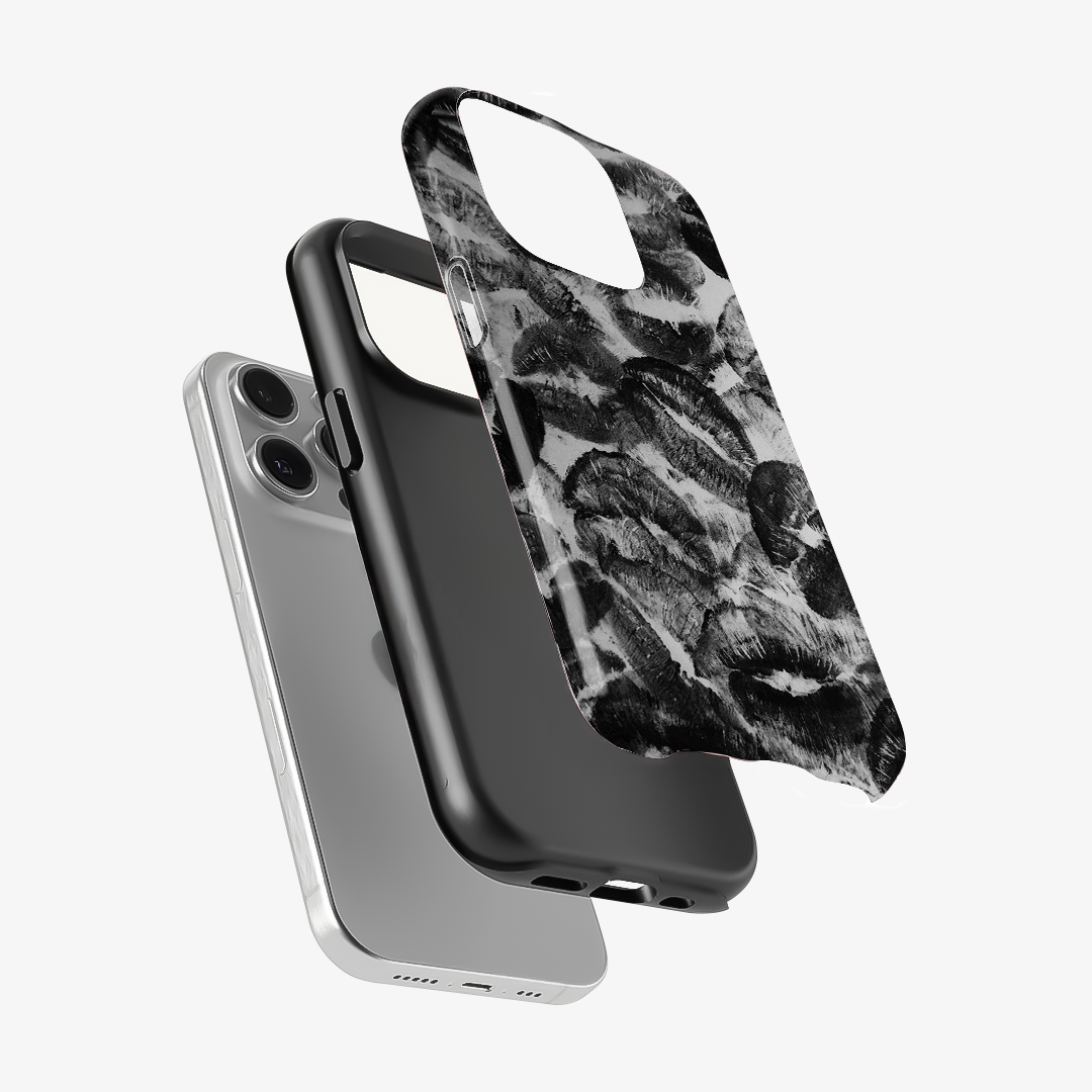 Black Lips Pattern Phone Case