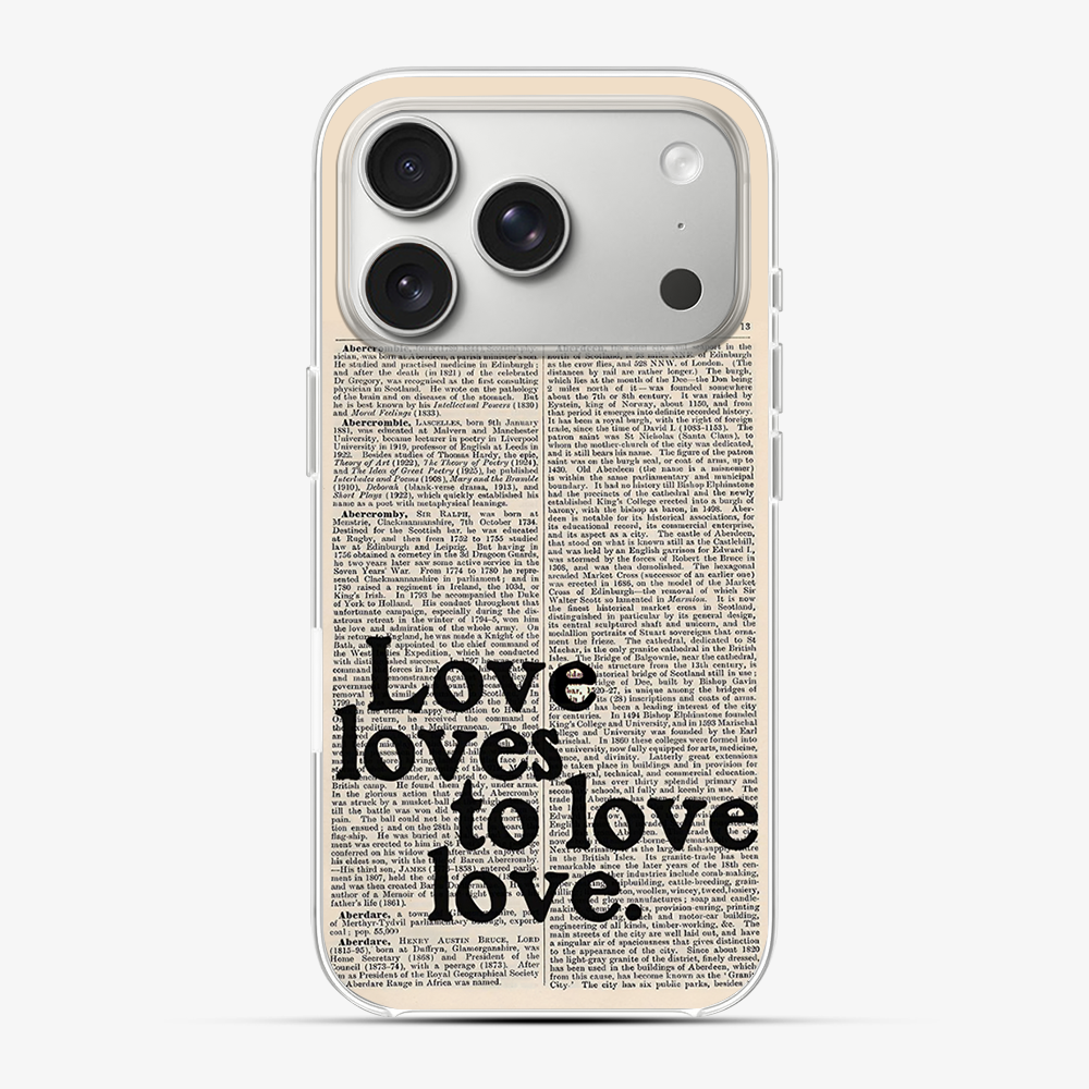 Love Loves to Love Phone Case