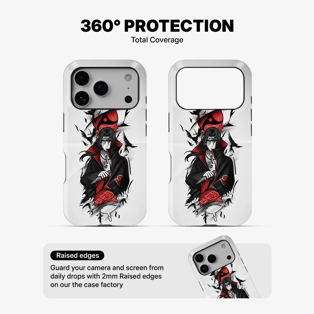 Itachi Sharingan Anime Phone Case