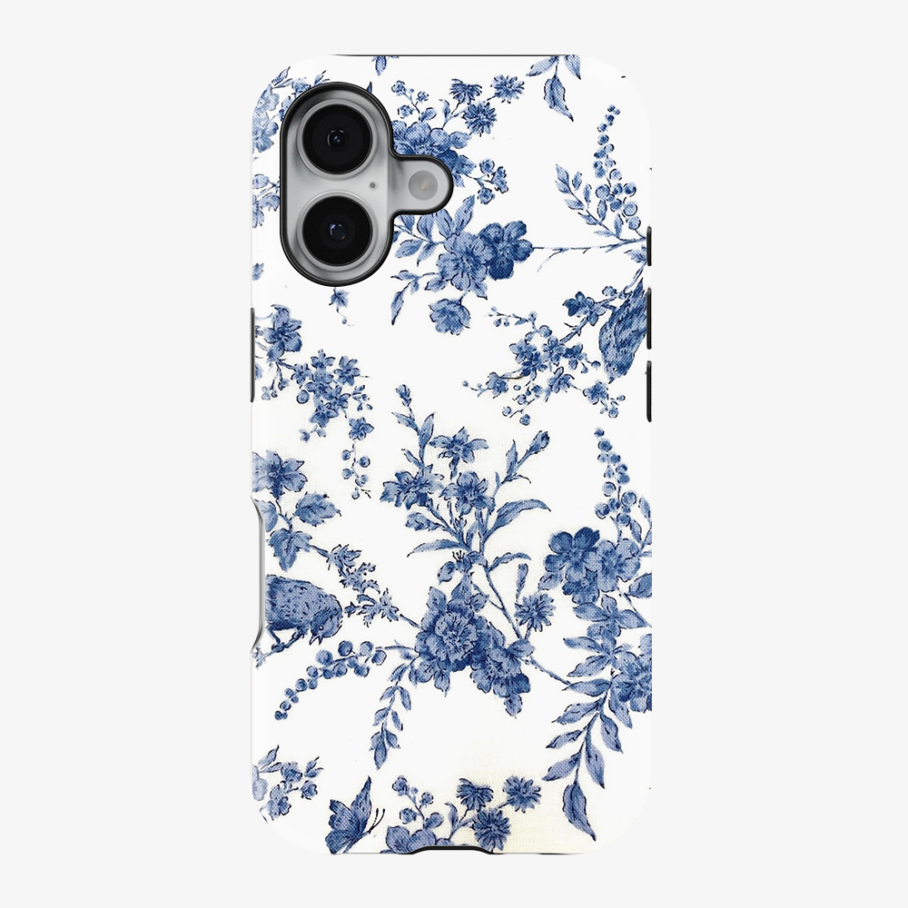 Blue Flowers Phone Case