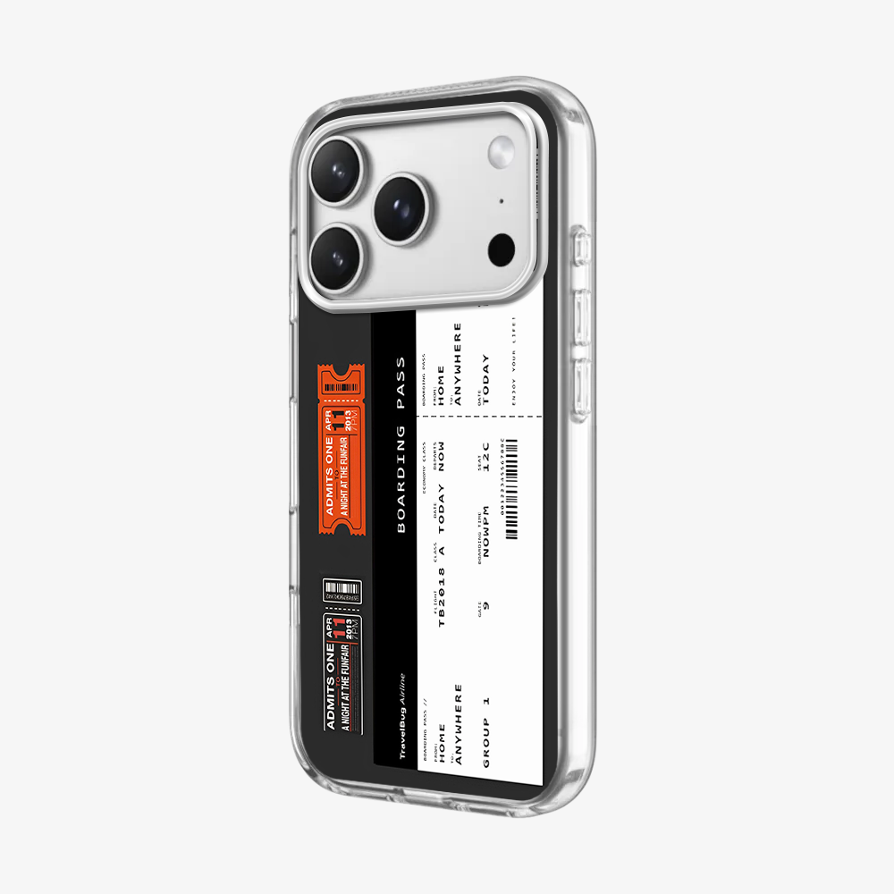 Boarding Pass Phone Case