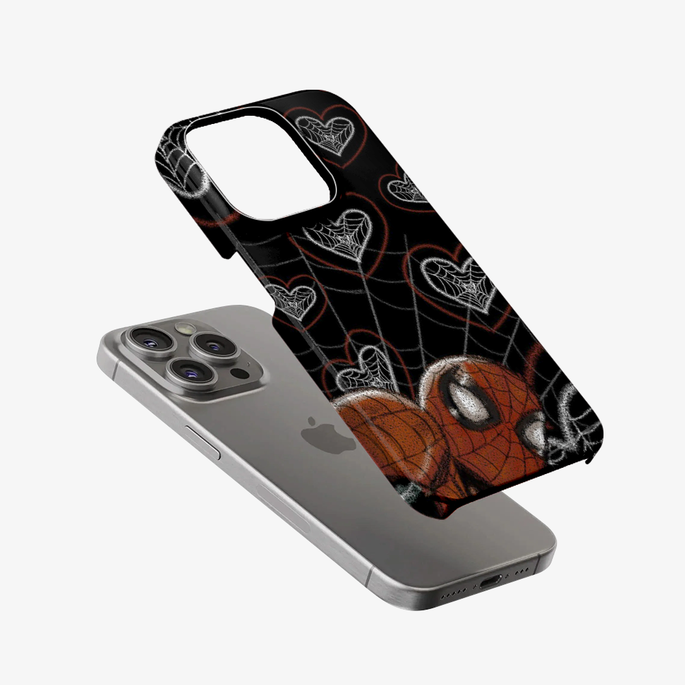 Spiderman Web-Heart Phone Case