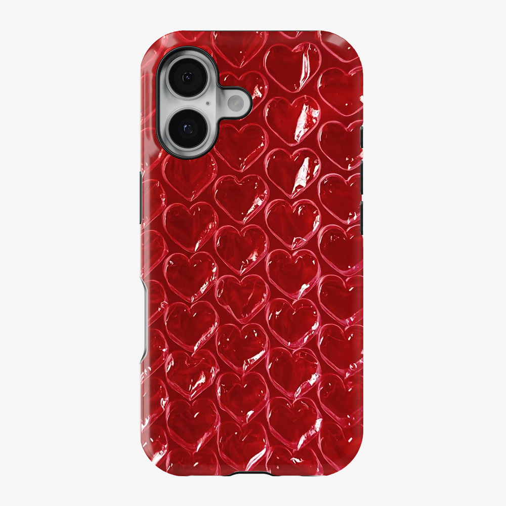 Pop Red Heart Phone Case