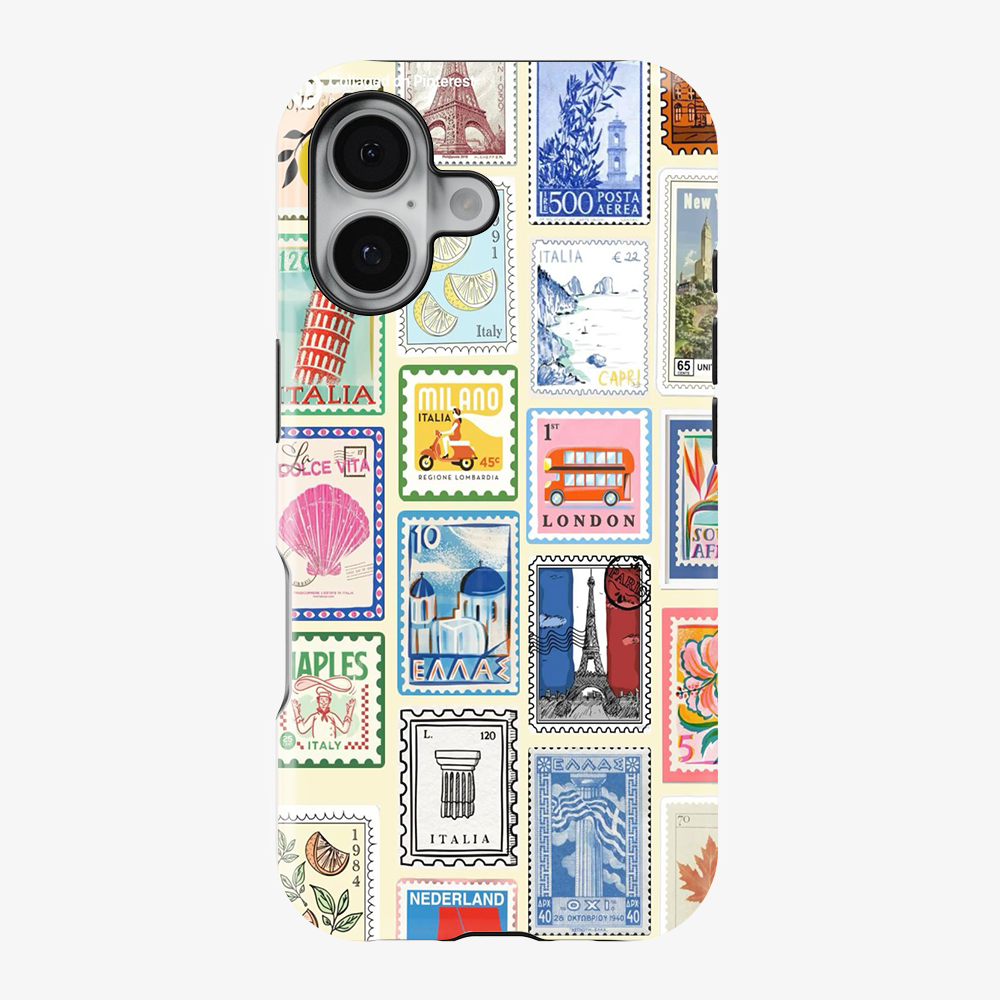 Multiple Stamps Phone Case