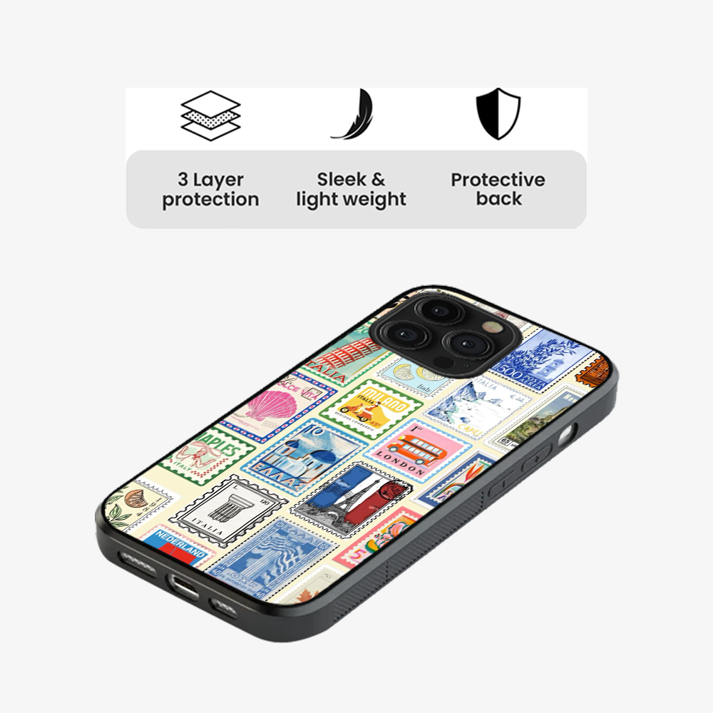 Multiple Stamps Phone Case