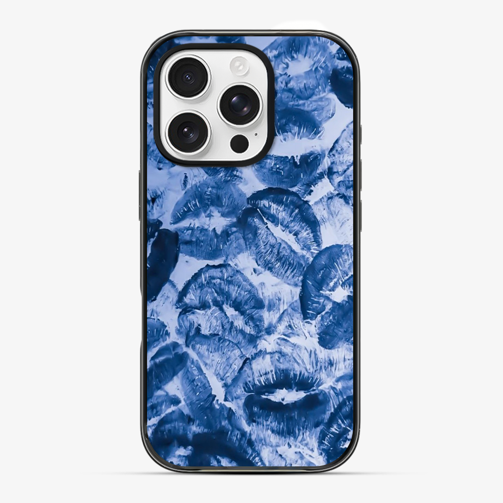 Blue Lips Pattern Phone Case