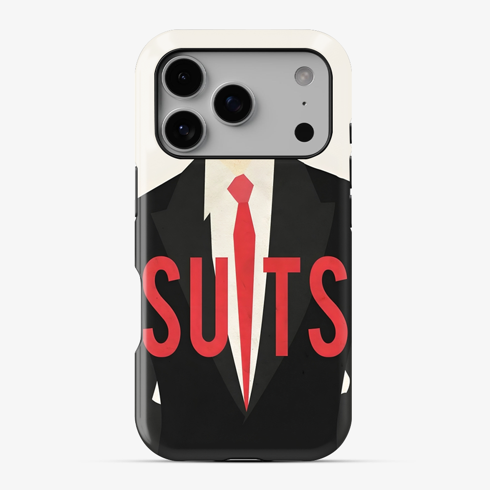 Suits Text Phone Case
