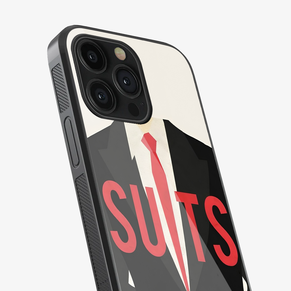 Suits Text Phone Case