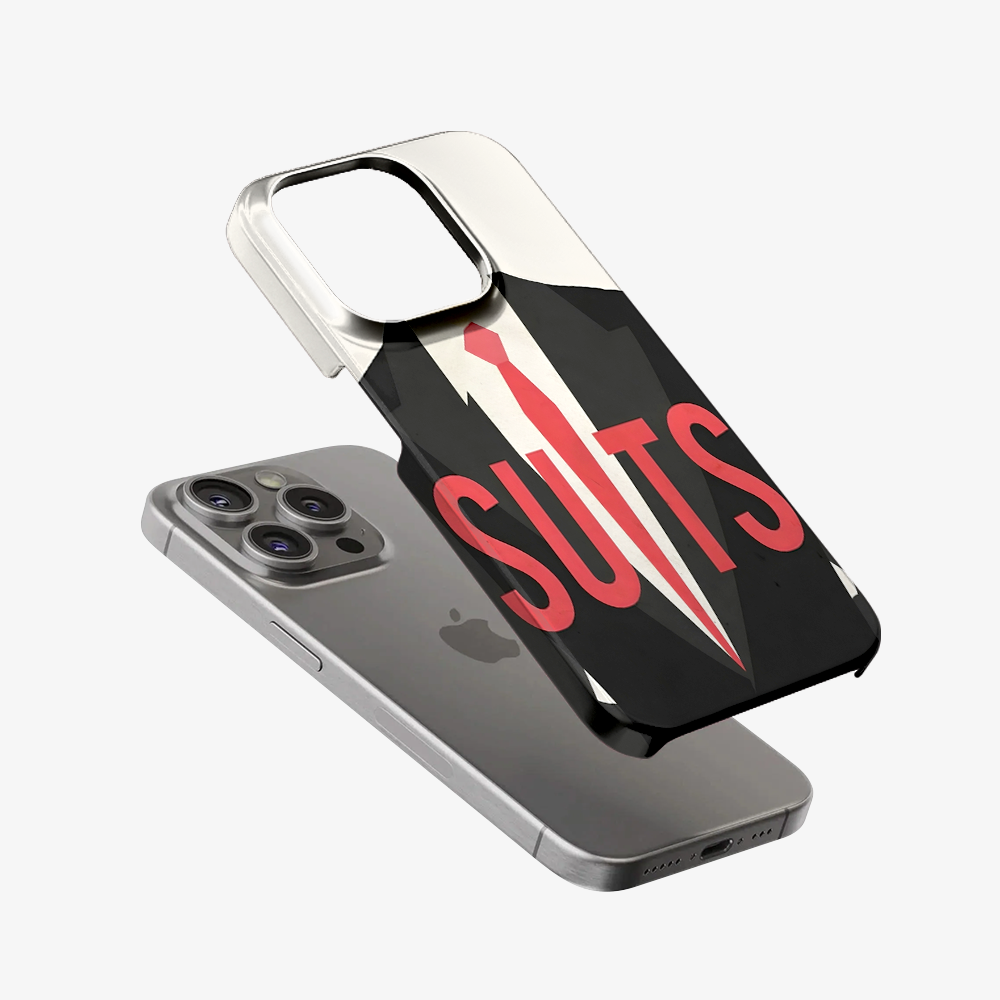 Suits Text Phone Case