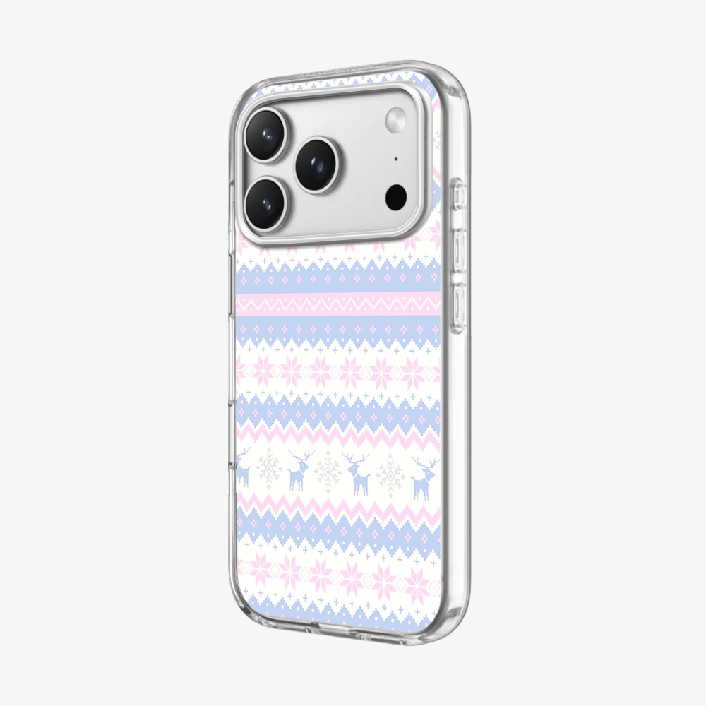 Christmas Pink Snowflake Phone Case