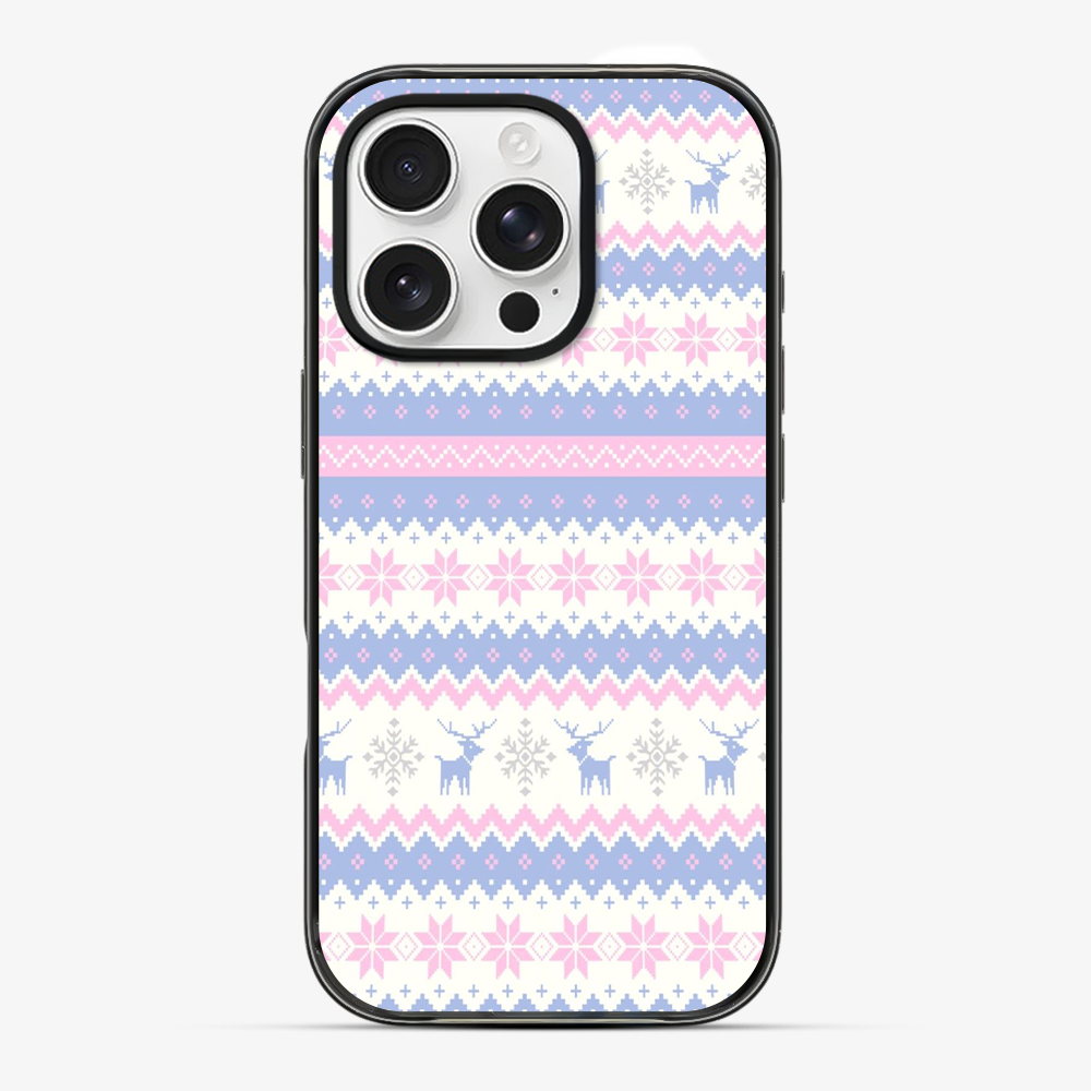 Christmas Pink Snowflake Phone Case