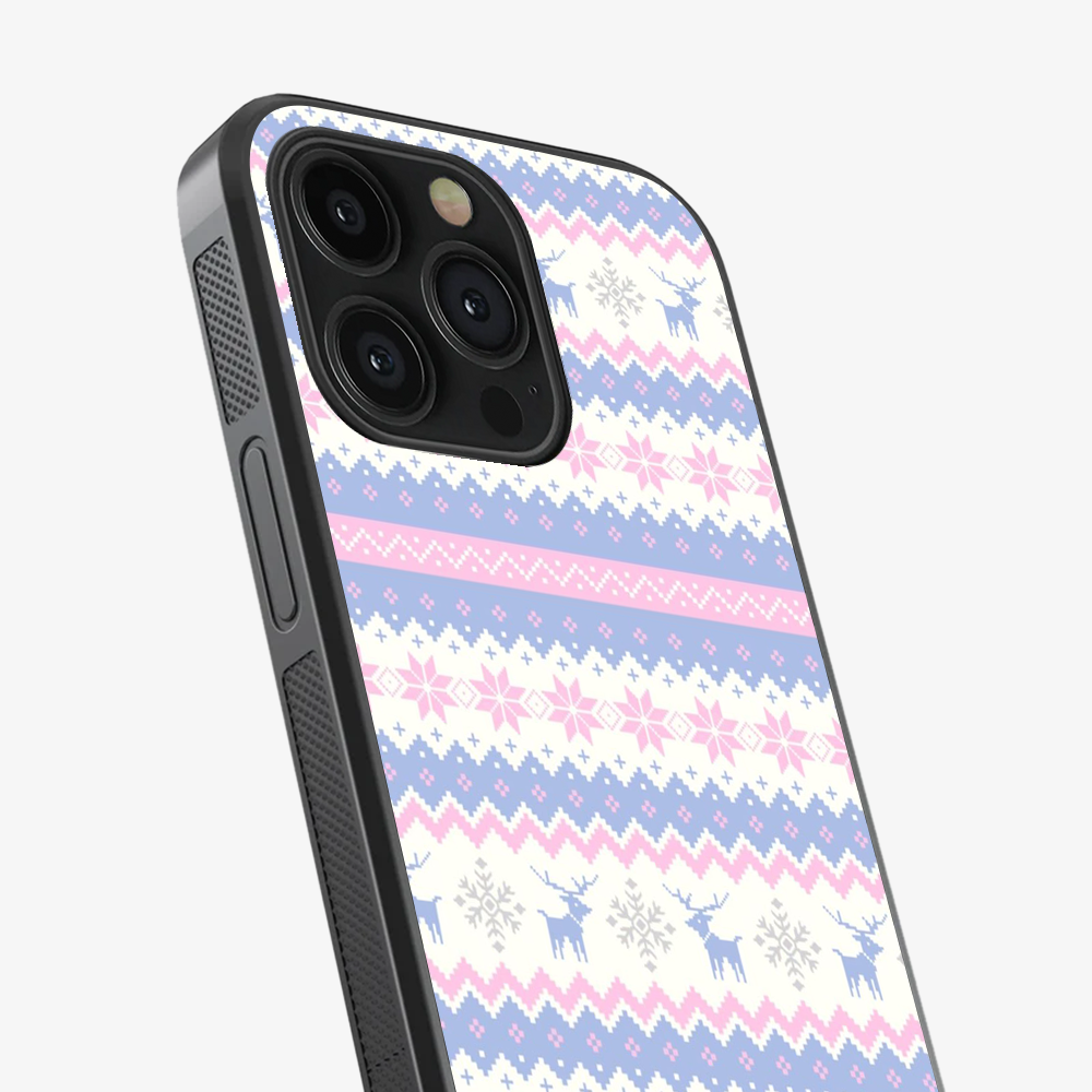Christmas Pink Snowflake Phone Case
