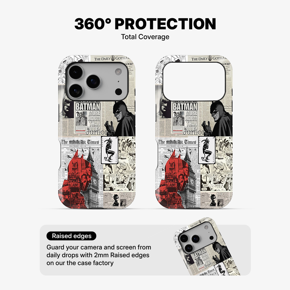 Batman Newspaper Phone Case