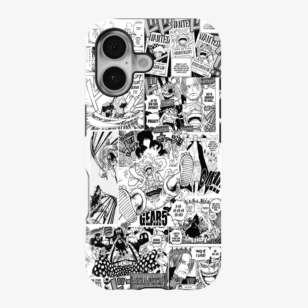 Luffy Newspaper Anime Phone Case