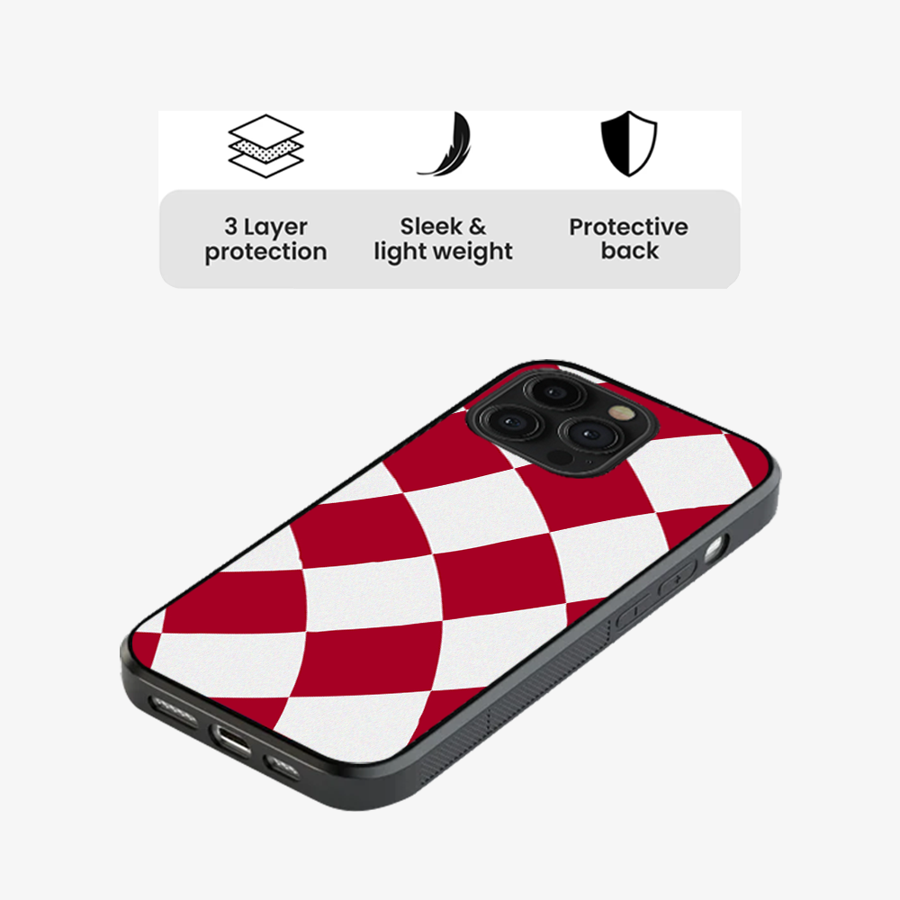Red & White Checkered Phone Case