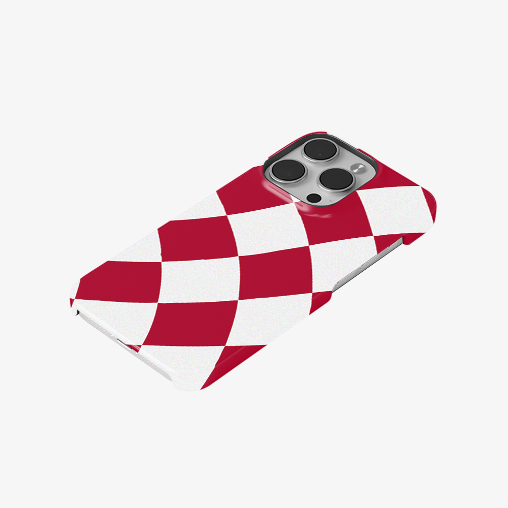 Red & White Checkered Phone Case