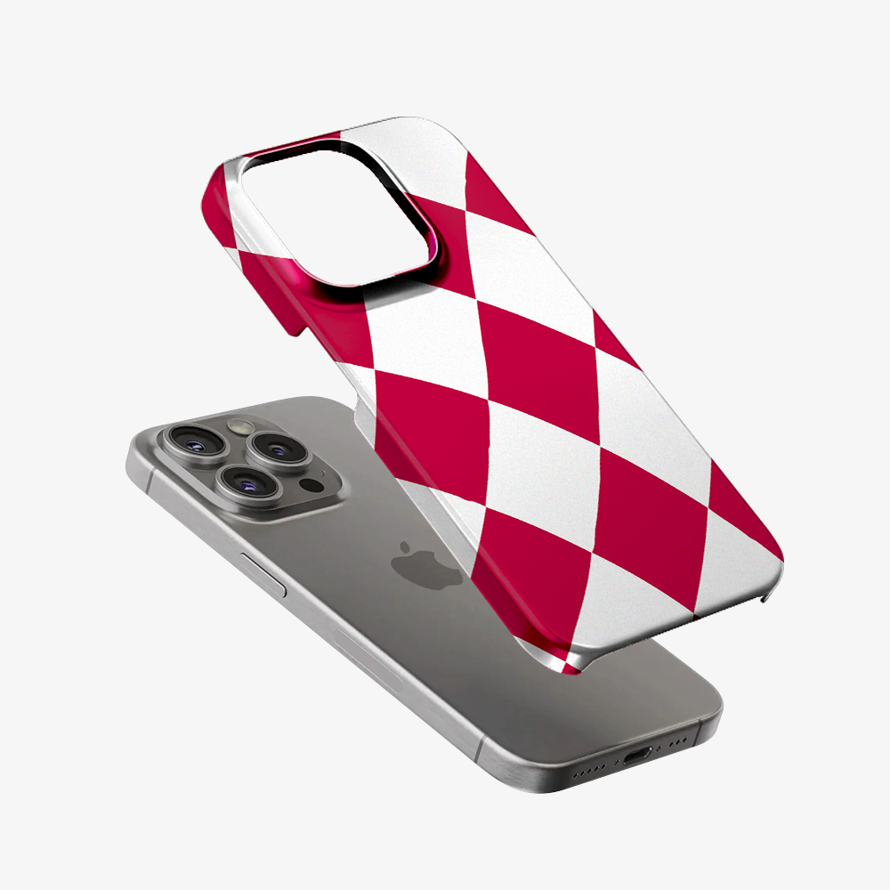 Red & White Checkered Phone Case
