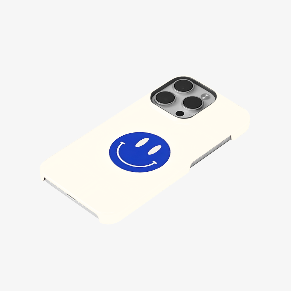 Blue Smiley Phone Case