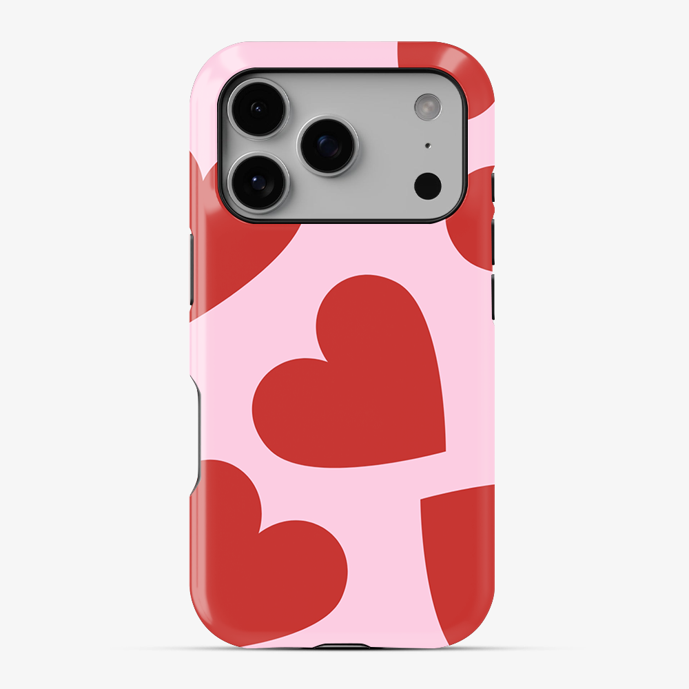 Red & Pink Heart Phone Case