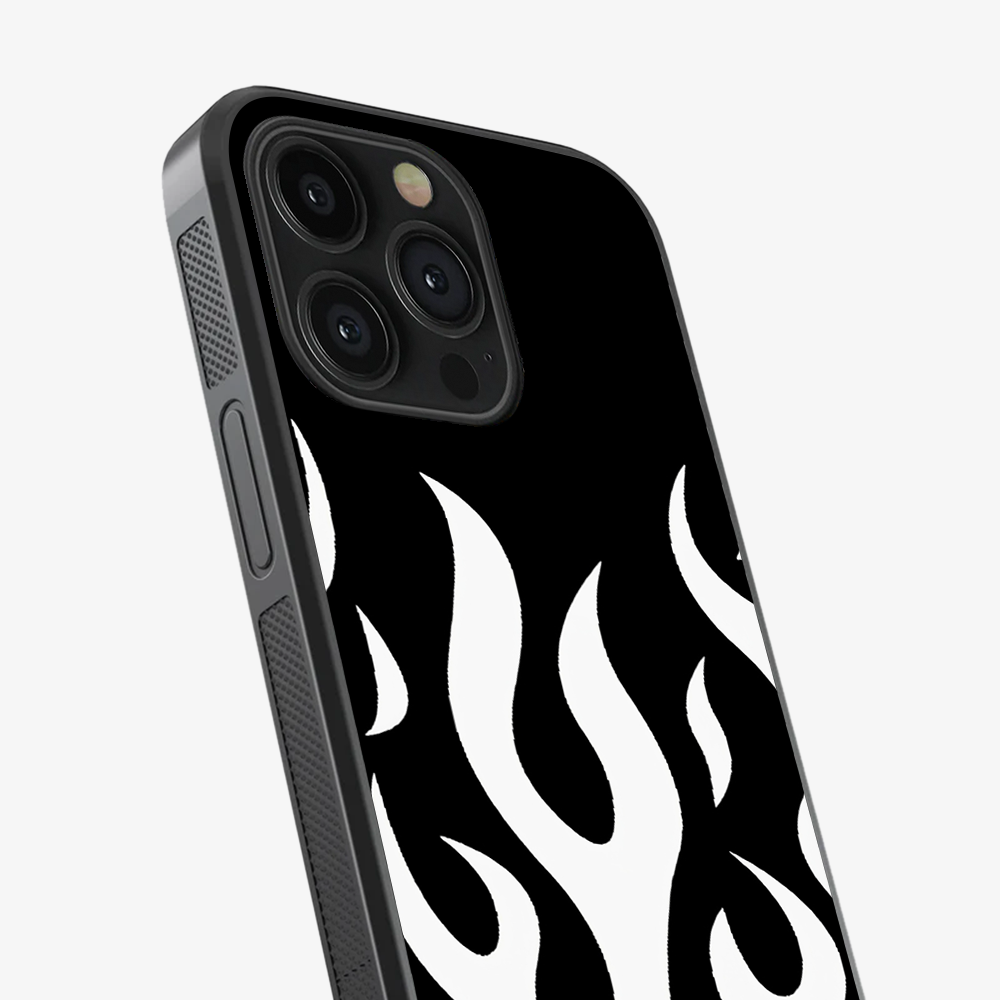 Flame Phone Case | White
