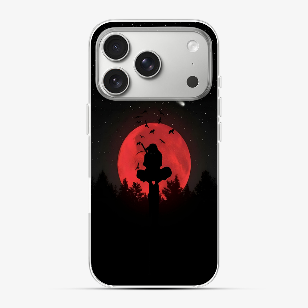 Anime Itachi Over a Moon Phone Case