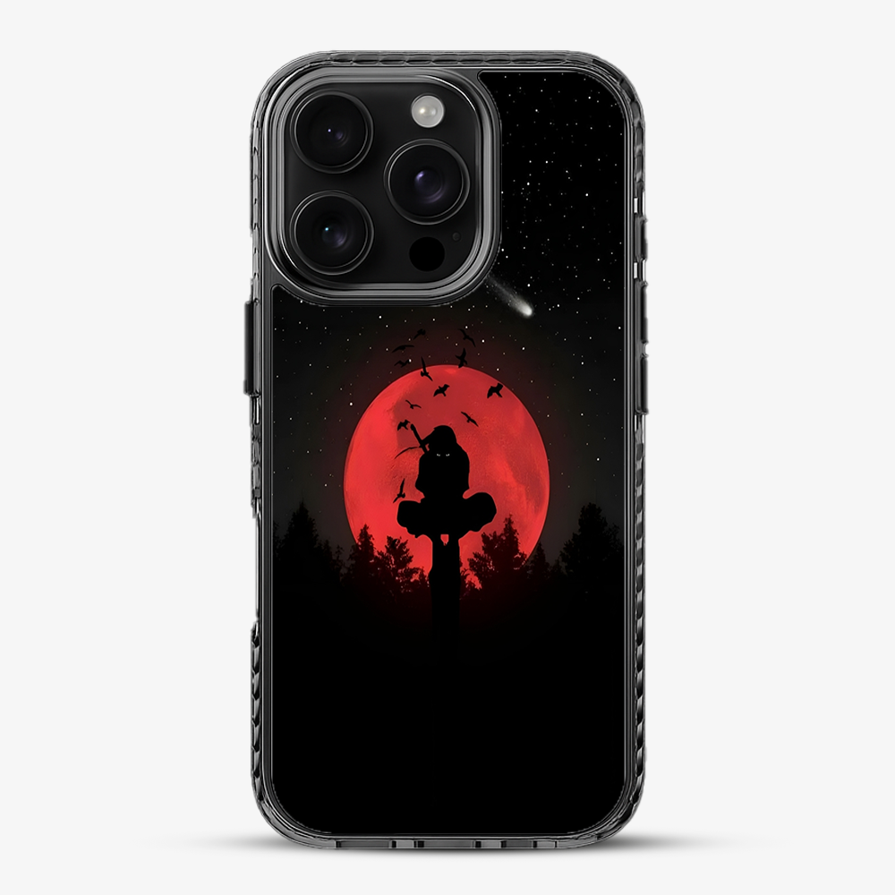 Anime Itachi Over a Moon Phone Case