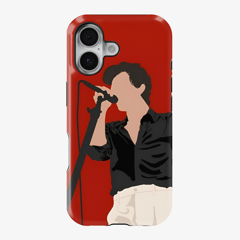 Harry Styles With A Mic Phone Case