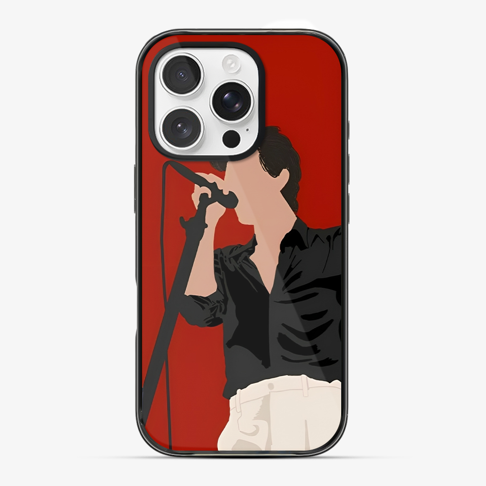 Harry Styles With A Mic Phone Case