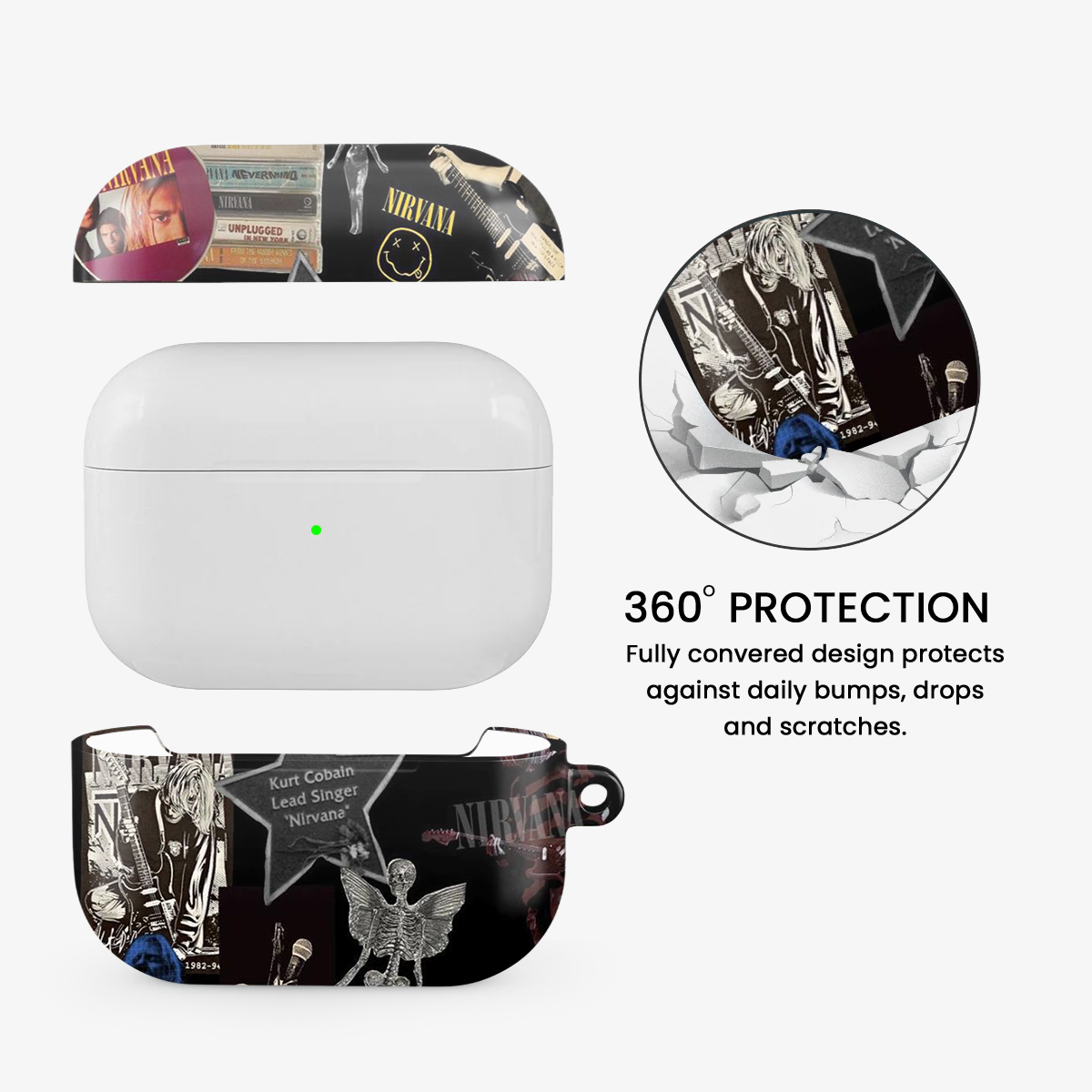Nirvana | Three Airpods Case