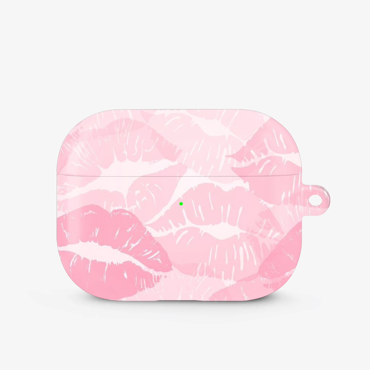 Pink Lips Pattern Airpods Case | Two