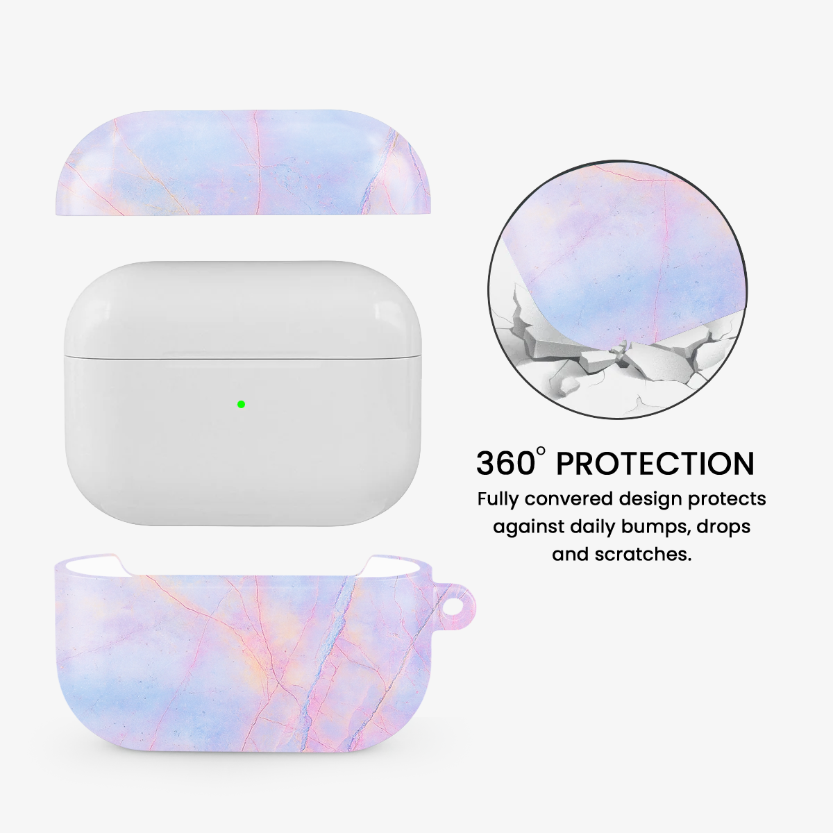 Cotton Candy Airpods Case