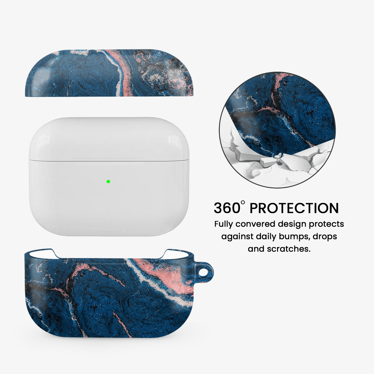 Blue Lagoon Airpods Case