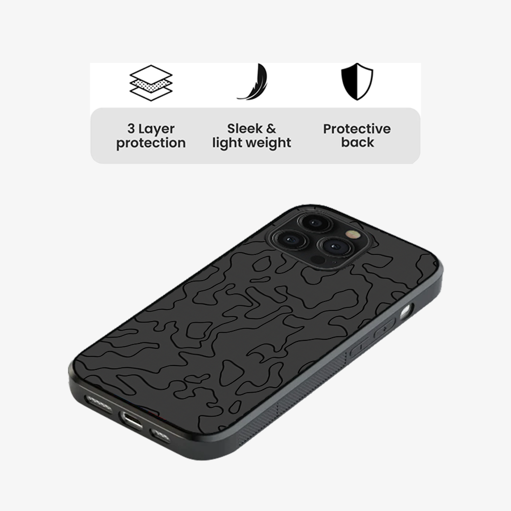 Black Rock Phone Case
