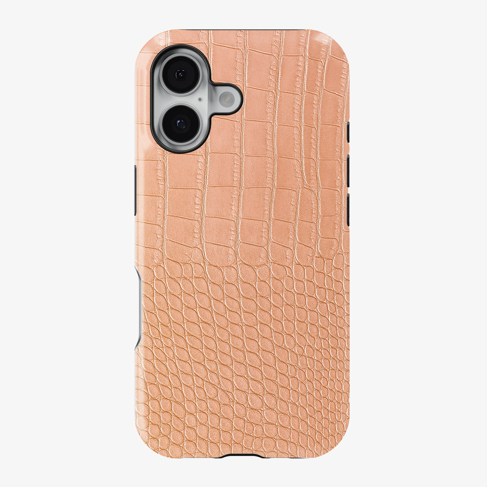 Pink Croco Phone Case