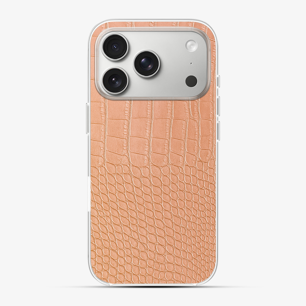 Pink Croco Phone Case