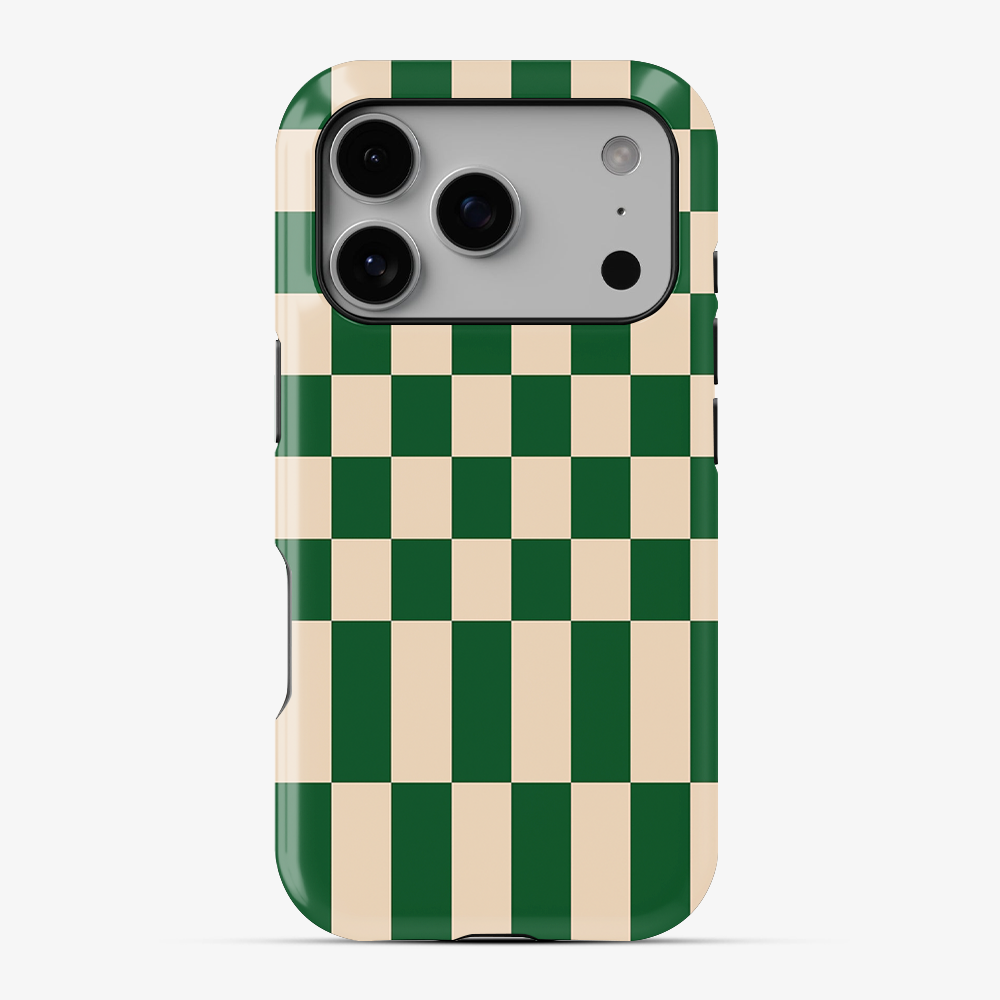 Checkered Ivory Phone Case