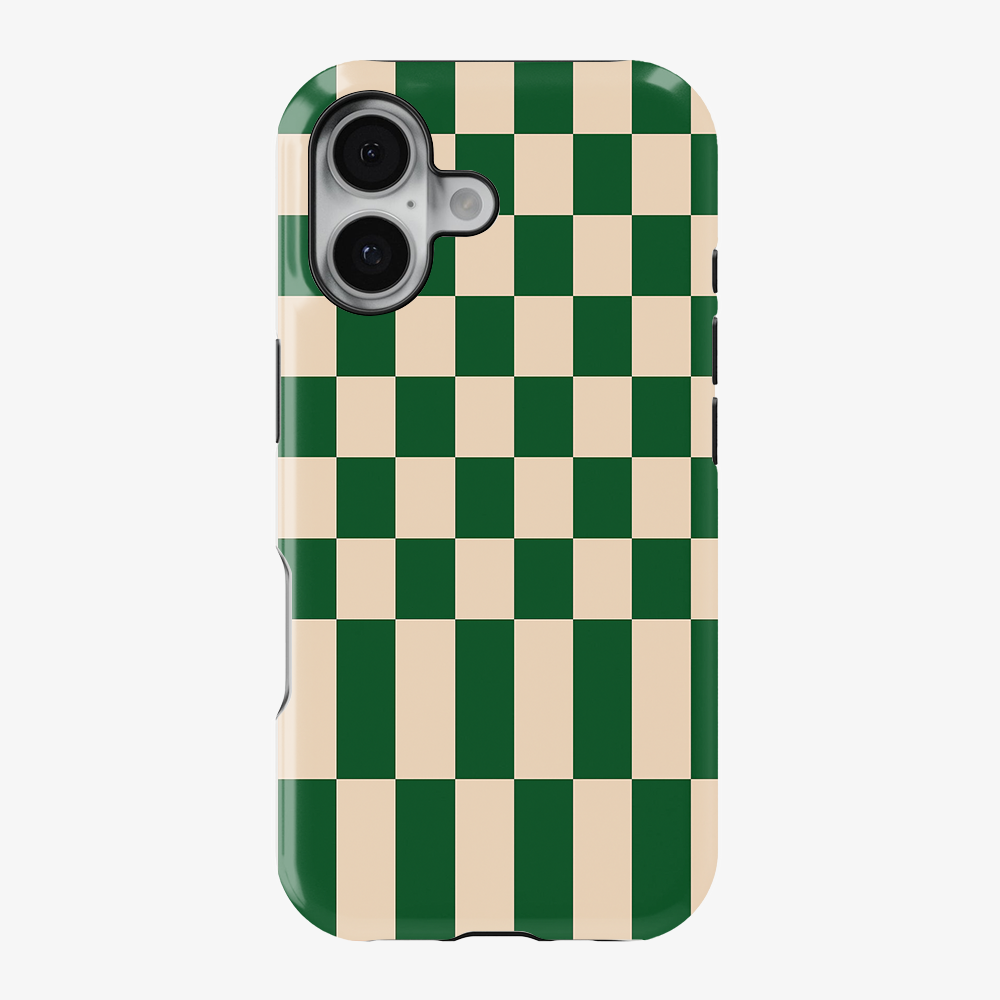 Checkered Ivory Phone Case