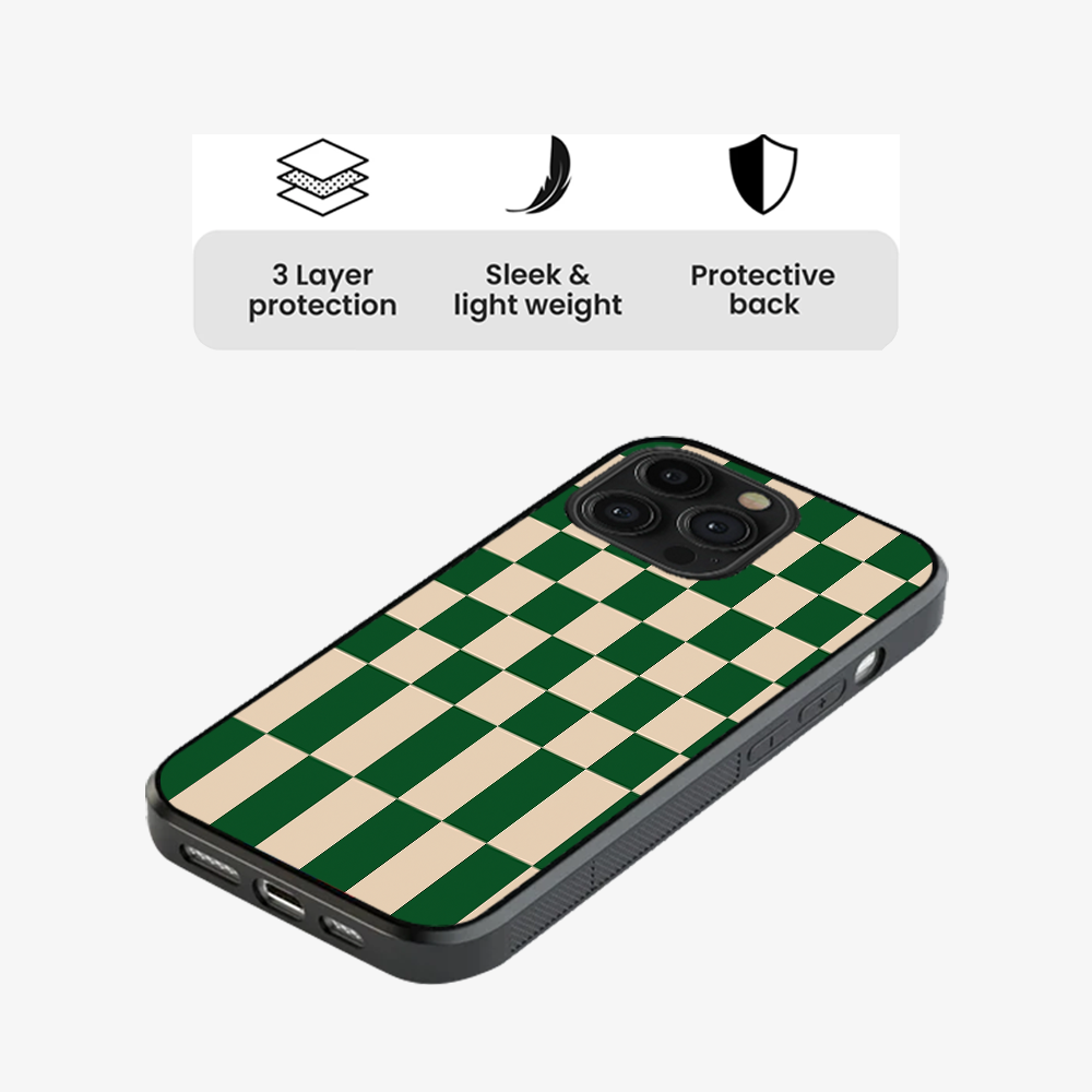 Checkered Ivory Phone Case